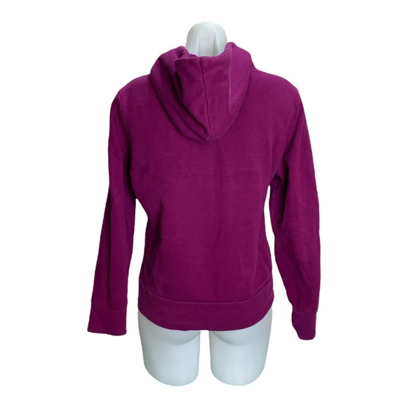 The North Face Plum Hoodie Kangaroo Pocket Spellout  [355] - Picture 3 of 4